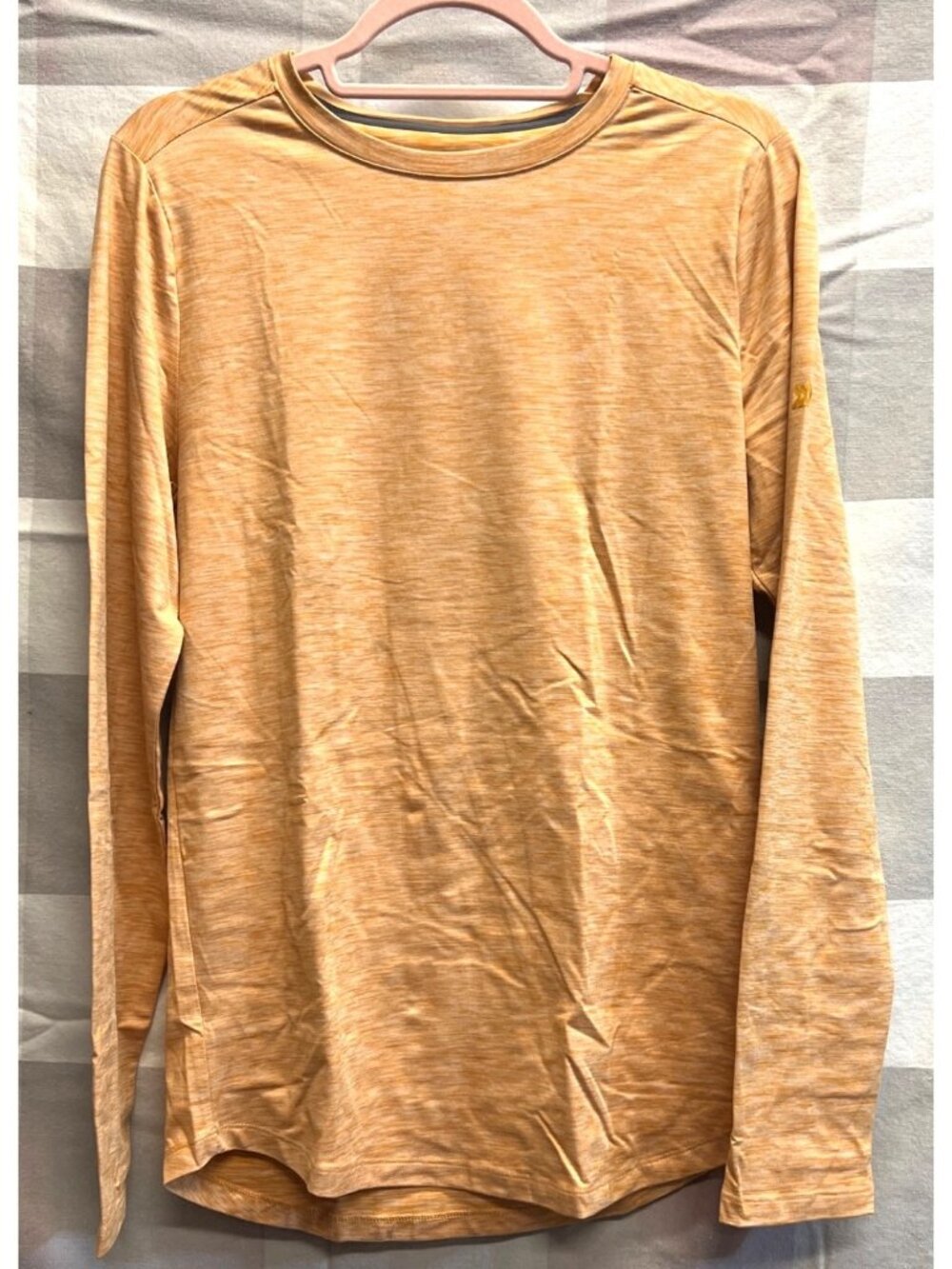 All In Motion Harvest Orange Size: Small Long Sleeve Shirt Activewear Stretch
